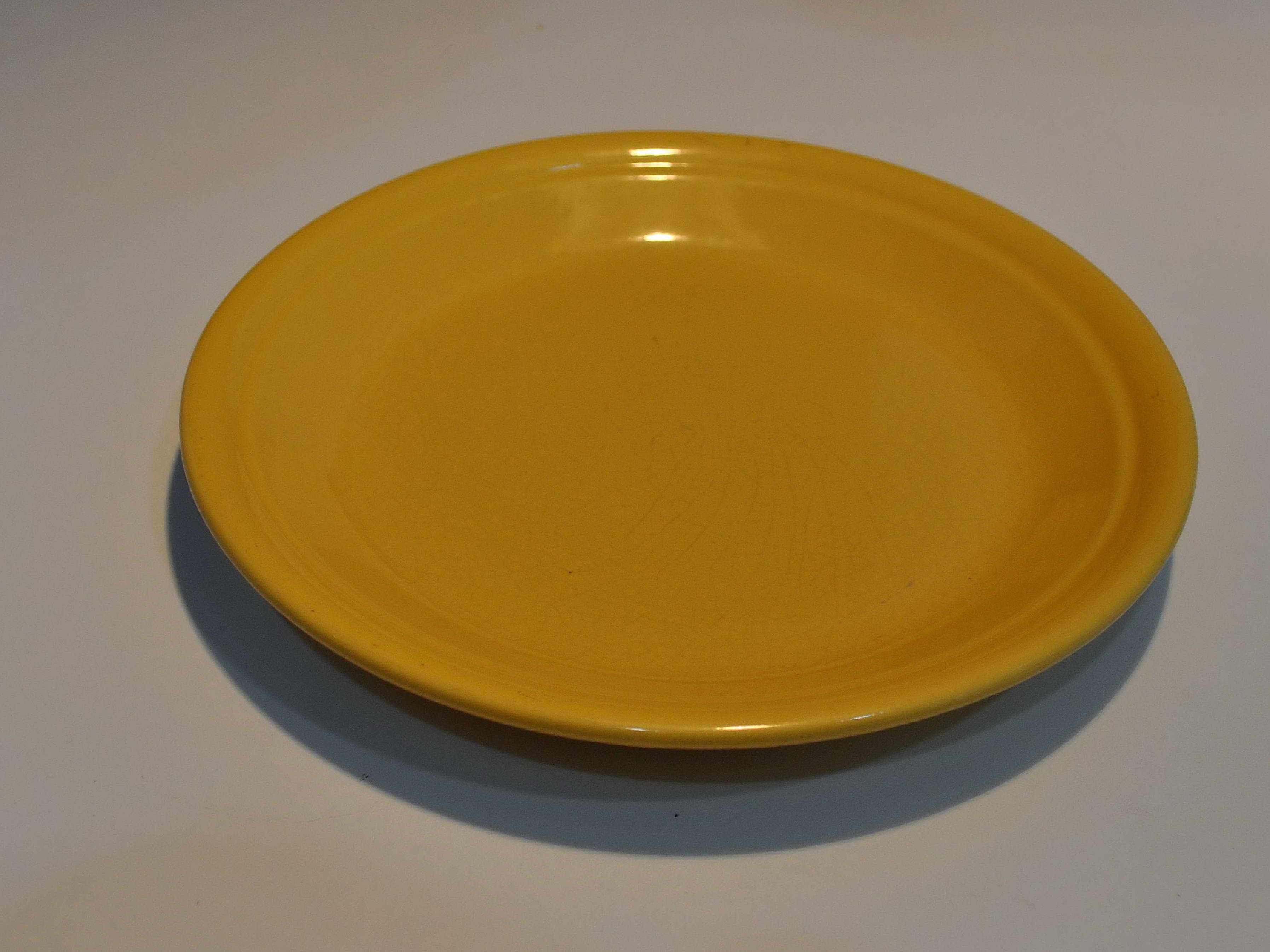 Free picture: yellow, ceramic, plate